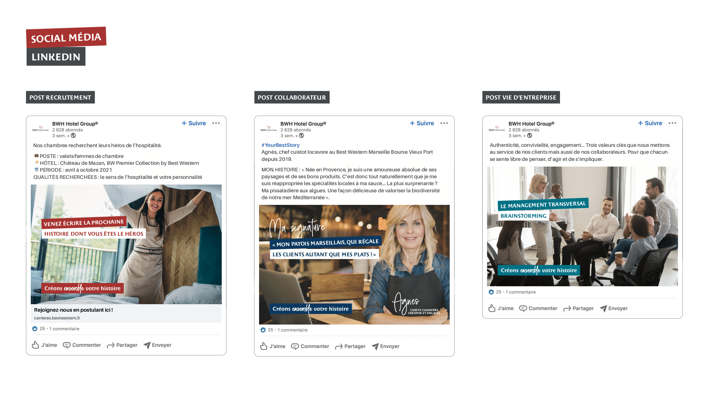 Social media – Identite Visuelle – Best Western